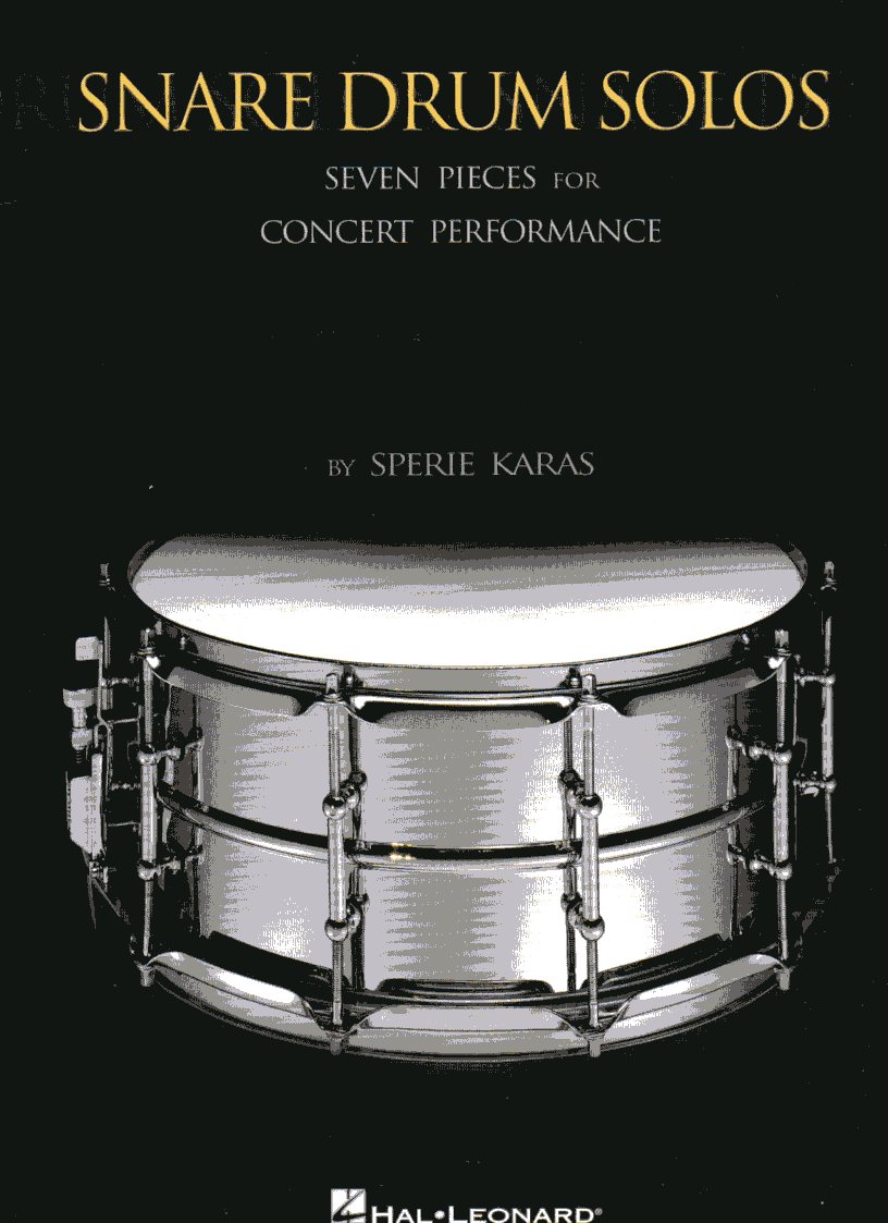 Snare Drum solos for Concert Performance Cover
